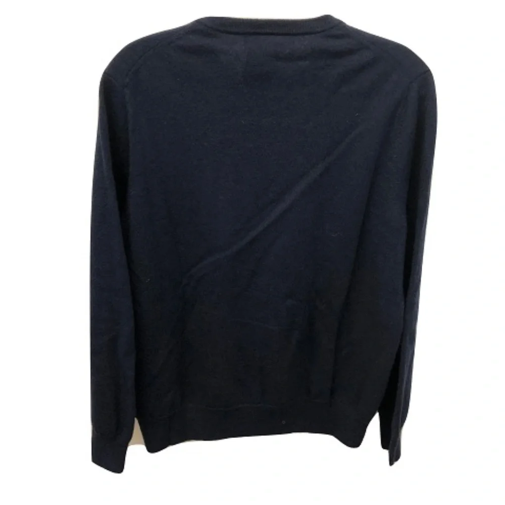 Daniel Bishop V-Neck Merino Wool Sweater, Size L - Picture 2 of 2